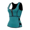 Cintura dimagrante in neoprene da donna Cintura per il sudore caldo Shaper per il corpo Perdita di peso Allenatore in vita Shapewear Sauna Sweat Top