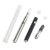 Kits de démarrage pour stylo vape à bouton manuel mince Boîtier en plastique Cartouches de vaporisateur d'huile de cire épaisse Atomiseur Clearomizer 510 Fil 350 mah Batterie