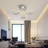 Lampadario di cristallo moderno a LED per soggiorno Camera da letto Master room Cristal Lustre Finitura cromata Lampadario Home Deco 110V 220V