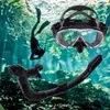 Siliconen Duikmasker Anti-Fog Goggles Bril Snorkel Ademhaling Tube Set Zwemmen Vissen Pool Apparatuur Snorkelen Maskers