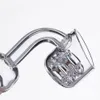 Diamond Knot Quartz Banger Smoke Nails 18mm 14mm 10mm Male Female Domeless Bangers Insert Bowl för DAB RIG4482452