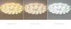 Enkel modern konst cirkulär LED taklampor Creative Acrylic Windmill Lighting Slim Lights för studierum Sovrum Hall Vardagsrum Villas