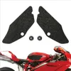 Motorcykel sida Non-Slip klistermärken Bränsletank Frostat skyddsplatta Kroppsvattentät Film för Ducati 03-06 749 03-06 999
