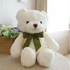 Animaux de haute qualité 30CM ours en peluche avec écharpe animaux en peluche ours en peluche jouets ours en peluche poupée amoureux bébé cadeau d'anniversaire