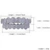 Hip Hop Jewelry Mens Diamond Grillz Teeth Personality Charms Gold Iced Out Grills Fashion Rapper Men Fashion Accessories