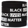 Black Lives Materiał Nadgarstek Nie mogę oddychać silikonowej opaski na rękę Gumowa bransoletka Bransoletki List Wrist Band OOA8166
