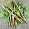 Doğal Bambu saman 195/200/230 cm Sarı Yeşil Kullanımlık Biyobozunur Payet Çevre Dostu Sağlıklı İçecek Saman Düğün için Bar Araçları