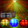 Stage Licht LED Laser Disco Licht DMX -controller DJ Party Lights Doublemirror 4hole Image Light voor verjaardagsbalk Decoratie Clu9725700