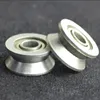 500pcs V624ZZ V624 ZZ 624W 4x13x6mm V groove ball bearing roller wheel for guide track 4*13*6mm high-carbon steel