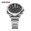 WEIDE hommes Sport haut de gamme marque mouvement à Quartz résistant à l'eau Relojes Hombre mode décontracté alarme numérique montre-bracelet Clock290D