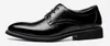 Men Formal Shoes Leather Wedding Brogues Shoes Lace-Up Bullock Business Dress Male Shoes Oxfords High Quality Big Size