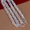 Новое поступление по прибытии стерлинговое серебро ожерелье 18 дюймов * 7 мм мужской кран в ожерелье DHSN060 Top Sale 925 серебряные тарелки цепи ювелирные изделия