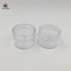 100pcs/lot 15ml transparent nail powder jar, loose powder jar, plastic sample jar, 15g PS clear jar cosmetic packing