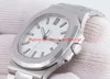 Multi-style Link Luxury Watch Mens N utilus 5711/1A-011 Stainless Steel White Dial Automatic Fashion Men's Watches Wristwatch