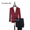 2018 NUOVO Slim Fit Classico Cappotto da uomo Pantaloni Design Party Prom Abiti da sposa Sposo Smoking Groomsmen Scialle Risvolto Blu e nero Rosa Abito da uomo