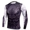 Ny Designer Mens Compression T-shirts Män Gym Tight Undershirt Workout Tee Toppar Snake Print Tshirt Muscle Fitness Skjorta Män Rashgugard