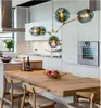 Moderne glazen hanglamp Nordic Eetkamer Keuken Licht Ontwerper Opknoping Lampen Avize Luster Lighting