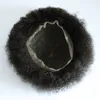 8 mm fala afro kręcone mężczyźni tupee pełna koronkowa hair do włosów dla czarnych mężczyzn system zastępczy głębokie kręcone włosy włosy men men jednostka La5302317