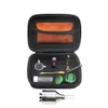 Pipes Kits Set Avec 12 Pièces Herb Grinder Snuff Pill Box Bouteille Snorter Distributeur Nasal Case Conteneur De Stockage Fumer Carry Zipper Sacs DHL