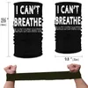 Nieuwe Magic Sjaals Bandana's Black Lives Matter I Can't Breathe Ice Silk Multifunctioneel gezichtsmasker Mode Outdoor Sport Fietsen Zonnebrandcrème Sjaal