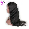 Hotselling Body Wave Pre Plucked Hairline Lijmloze Full Lace Front Hair Pruiken voor Zwarte Vrouwen Braziliaanse Haar Synthetische Kant Front Pruik