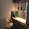 Lampada a sospensione a LED Luci dimmerabili Cucina Isola Sala da pranzo Negozio Bar Bancone Decorazione Tubo cilindrico Lampade a sospensione190Y