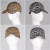 Venda quente unisex homens mulheres senhoras moda casual esportes leopardo boné de beisebol chapéu de baseball ajustável bonés