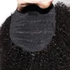 120g Afro Drawstring Ponytail Puffs Kinky Curly Ponytail human Clip in Hair Extensions for African Americans Natural Hair Curly Ponytail