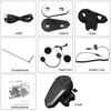 Nowy BT-S3 1000M Motorcycle BT Interphone Motorbike Helmet Wireless Intercom FM SEALSSet Portable Mini Interphone11965