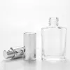 Bouteilles de Parfum en verre de 30ml, flacon atomiseur vide, contenants cosmétiques de voyage, avec couvercle noir, or et argent, au choix, offre spéciale