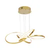 Chrome/Gold Plated Modern led pendant lights for dining room kitchen Room Led pendant lamp 90-260V