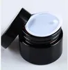 5g 10g 15g 20g 30g 50g 100g Amber Brown Glass Face Cream Jar Refillable Round Bottle Cosmetic Makeup Lotion Storage Container Jar Packing
