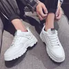 marche sport femmes chaussures de plein air triple blanc noir gris villosités baskets confortables baskets design taille 35-40