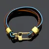Partihandel - Mens Bangle Armband Kvinnor Brun Mesh Magnetisk Rostfritt Stållås Dubbel Wrap Wristband Titanium Armband för män Smycken