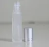 200pcs 10мл матовое ролик мяч духи бутылки, пустые косметические контейнеры рулон на бутылке для эфирного масла
