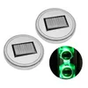 LED Solar Car Cup Mat Car Accessories Universal LED Bottle Holder Bottom Light Cup Coaster Mat Non Slip Pad HHA49