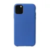 I lager Soft Silicone ShockoProof Phone Fodral för iPhone 6 7 8 11 12 xs XR X PRO PLUS Max Solid Färg Vätska TPU Vattenbeständigt baklucka