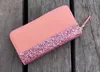 2023 brand designer glitter wallets shining new zipper cluth bag 5 colors shining for women holding a purse single zippers banknotes folder