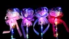 Party Led Light Stick Glow Magic Wand Witch Wizard Clear Heart Shape Led Wands Rave Toy Great For Birthday Wedding Christmas Carnival Decor