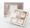Transparente, mattierte Kuchenbox, Dessert-Macarons-Boxen, Gebäckverpackungsboxen, 100 Stück/Los