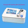 2 in 1 portable fractional RF cold hammer radio frequency body slimming skin firming face lfiting wrinkle removal spa salon machine