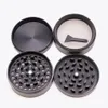 Acessórios para fumar Moedores de Pimenta Erva Metal Ginder 55mm 4 Camada Moedor de Tabaco para CNC Filtro Filtro Net Seco Caneta Vaporizador Vapor