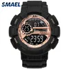 SMAEL Orologi sportivi Cinturino mimetico SMAEL Orologio da uomo 50 m Impermeabile Top S Shock Orologio da uomo LED 1366 251z