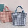 Buffalo Check Handbag Cotton Plaid Shoulder Bag Women Shopping Bags Large Capacity Travel Tote Sports Storage Bags Lunch Handbags GGA3480