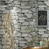 3D Waterdichte Vintage Steen Effect Wallpaper Roll Rustieke Faux Steentextuur PVC Muurdocument Huisdecor voor Muren