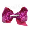 16 Stil 6 tum Rainbow Sequin Bow Hair Clip Europe och Amerika älskvärt baby Rainbow Bling Bows Hairpin Fashion Jojo Bows Hairpin 5132627