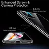 Pour iphone se 11 pro x xs xr max 8 7 étui en gel de cristal ultra mince transparent souple tpu étuis transparents pour samsung s20 plus ultra