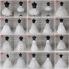 10 Stil Ucuz Beyaz Bir Çizgi Balo Mermaid Düğün Balo Gelin Petticoats Jüpon Kabarık Etek Düğün Aksesuarları Gelin kayma Tutu Etek