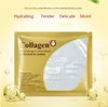 500pc/lot Gold Bio-Collagen Facial Mask Face Mask Crystal Gold Powder Collagen Facial Mask Moisturizing Anti-aging