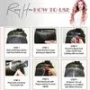 Pre Bond U Tips Hårförlängning 100Strands / Bag Nail Hair Extensions Rak Keratin U Tips Maskin Remy Fusion European Virgin Hair